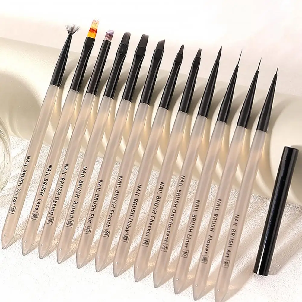 

Nail Art Pen Acrylic Rod Manicure UV Gel Extension Pen Nail Polish Painting Drawing Brush uñas accesorios y herramientas