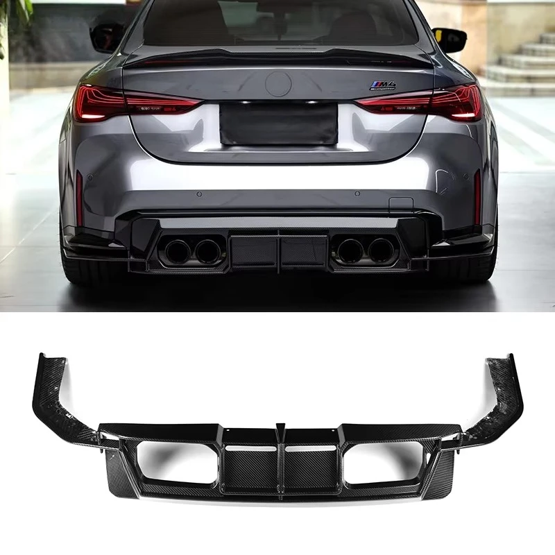 

PSM Style Prepreg Dry Carbon Fiber Rear Diffuser Spoiler for G80 G81 M3 G82 G83 M4 Rear Splitter Performance Parts