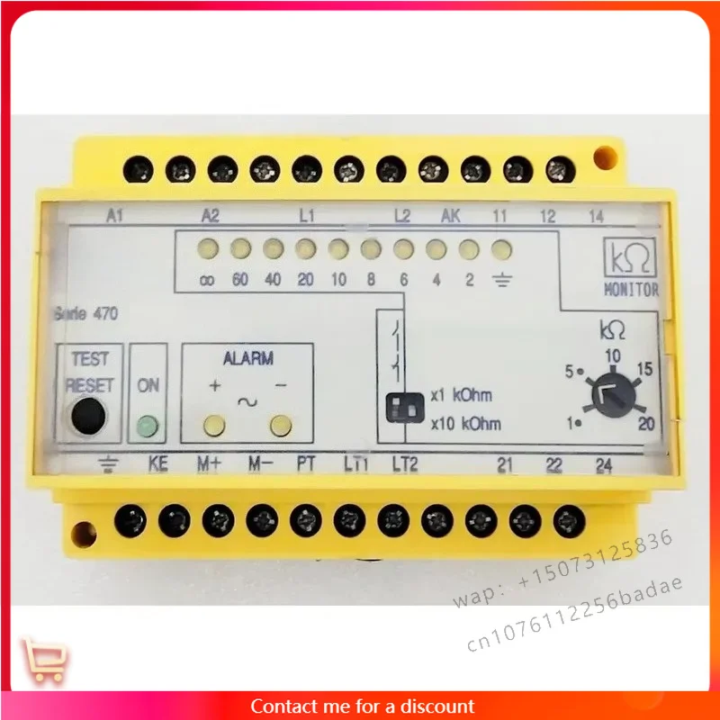 New 100% IR470LY-4021 AC IT System Insulation Monitoring Device 793V