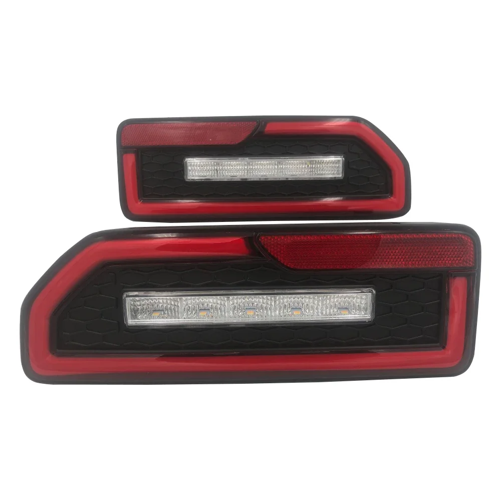 Car LED Rear Brake Light Turn Signal For Suzuki Jimny JB64 JB74 2019 2020 2Pcs Flowing Lights Guide Plate