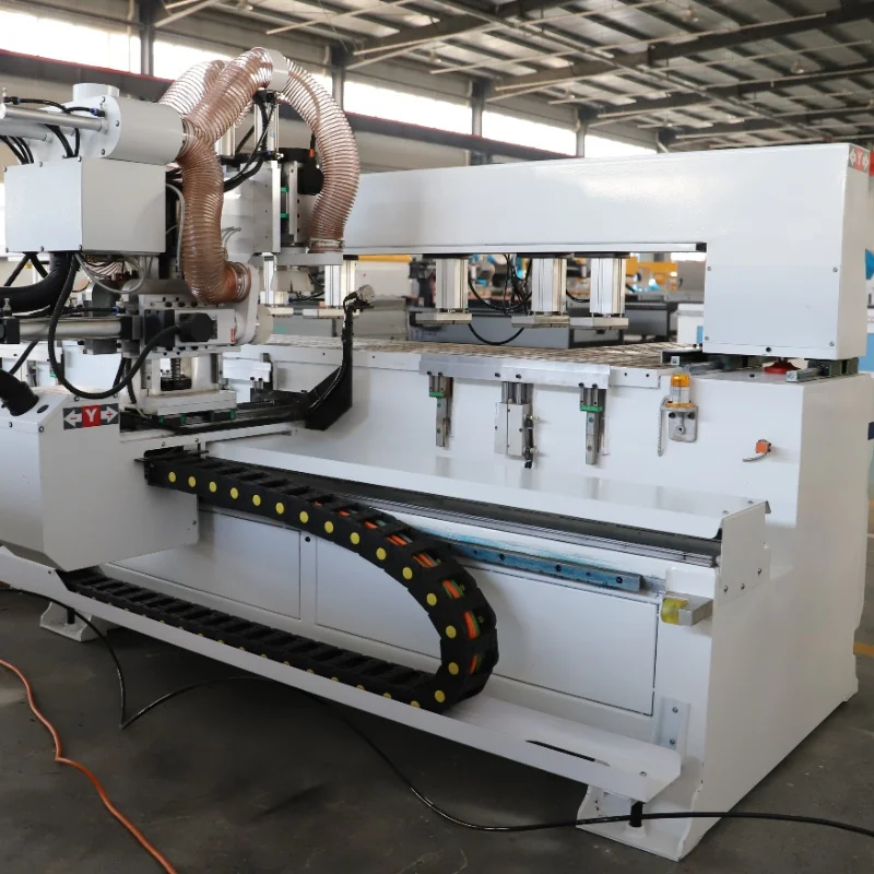 Four-process Handle-free Side Hole Drilling Machine Furniture Hinge Drill CNC for Making Door Panels