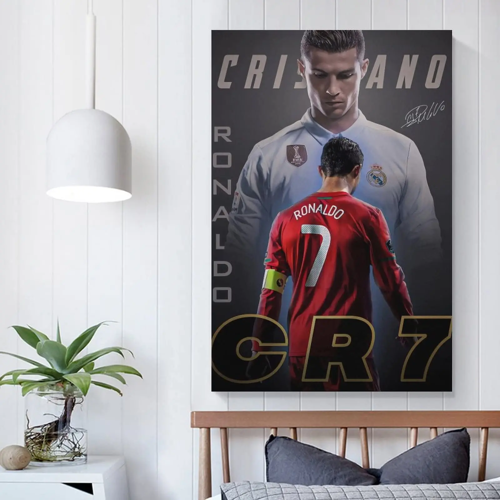 Tapiz gráfico de habitación Ronaldo para decoración de dormitorio, póster de Ronaldo 1, arte de pared, lienzo impreso, póster para el hogar, baño y dormitorio
