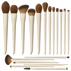 18pcs Makeup Brushes Set Private Label Make Up Brush Eyelash Eyeshadow Eyebrow Eyeliner Foundation Powder Brush Wholesale 10sets