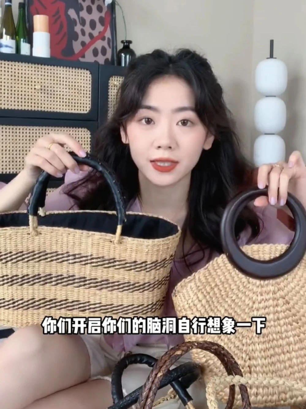 Straw Bags for Women 2022 Summer Hand-Woven Rattan Bag Handmade Woven Purse Wicker Beach Bag Bohemia Bali Handbag bolsos mimbre