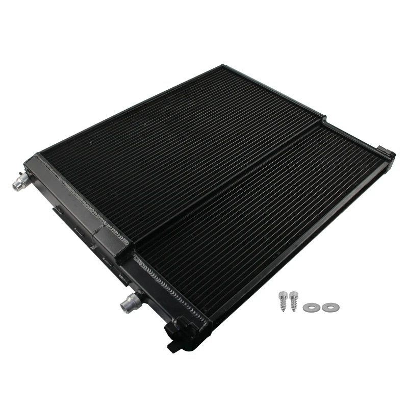 Aluminium Schwarzrohr- und Lamellen-Wasserkühler, Frontmontage, Sport, vergrößert, für BMW S58 X3M X4M F97 F98 X3/X4 G01 G02 2020+
