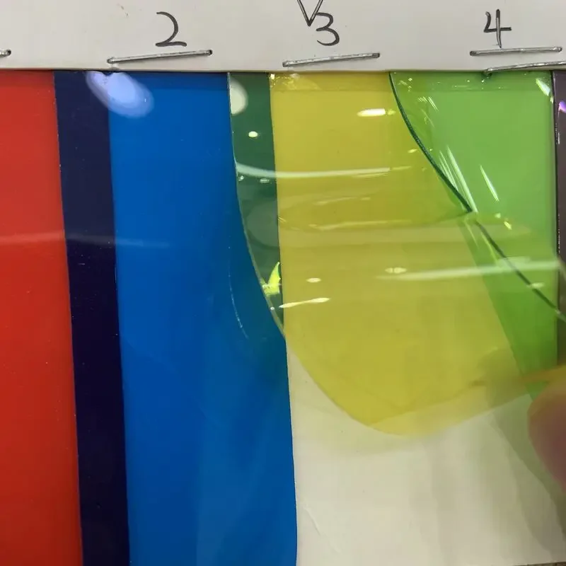 

Цветная прозрачная синтетическая кожа из ТПУ толщиной 0,5 мм