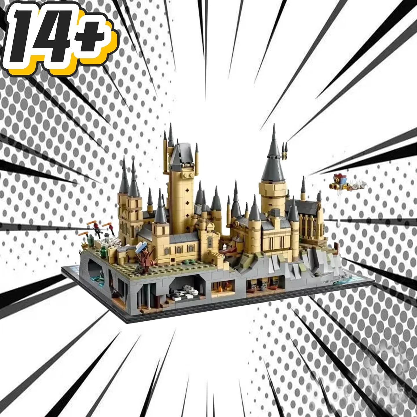 En Stock 76419 scène de film créative château et terrain blocs de construction modèle briques pour enfants cadeaux d'anniversaire de noël