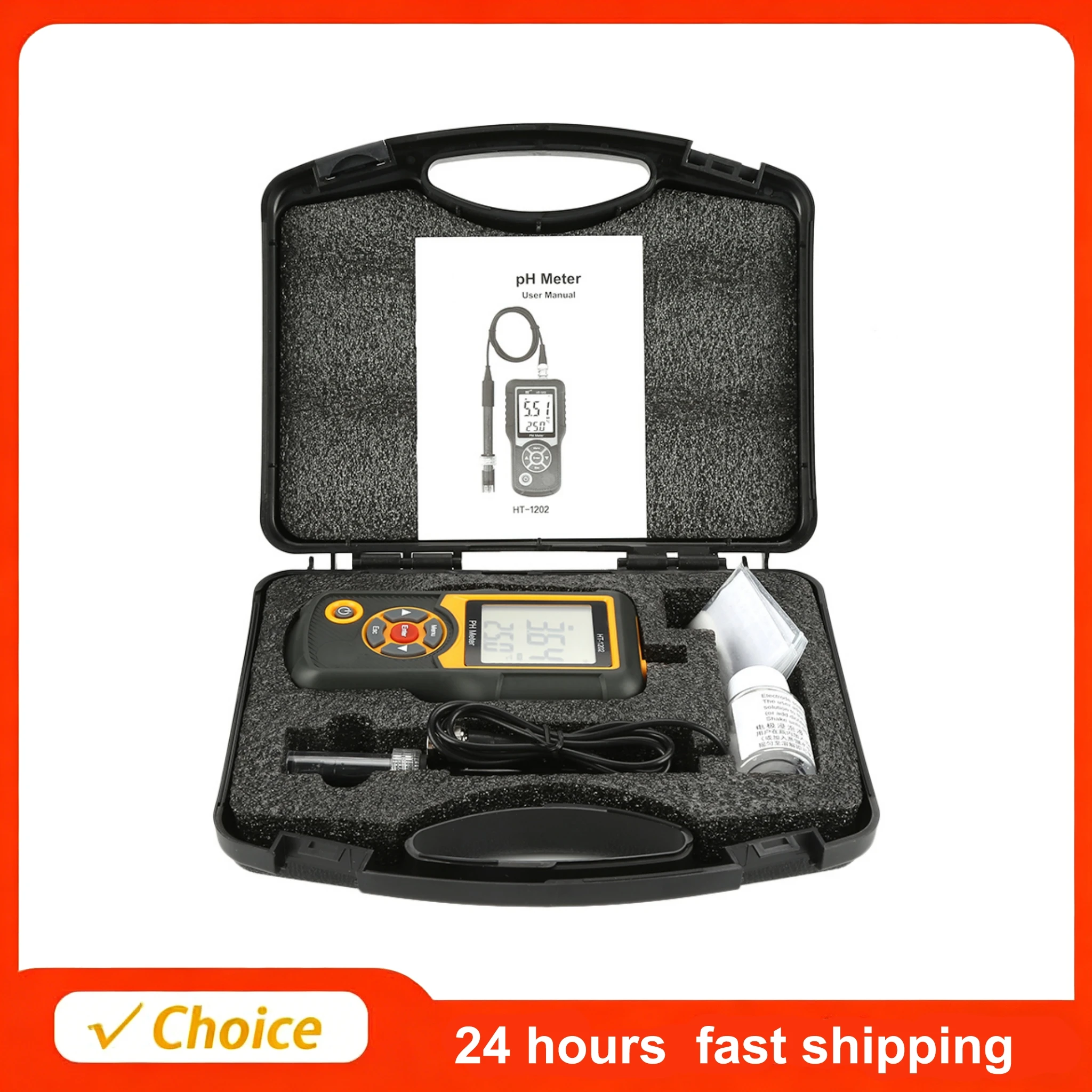 tester-digitale-di-alta-precisione-per-la-qualita-dell'acqua-ht‑1202-misuratore-di-ph-0~14ph-misuratore-di-temperatura-tester-ph-mv