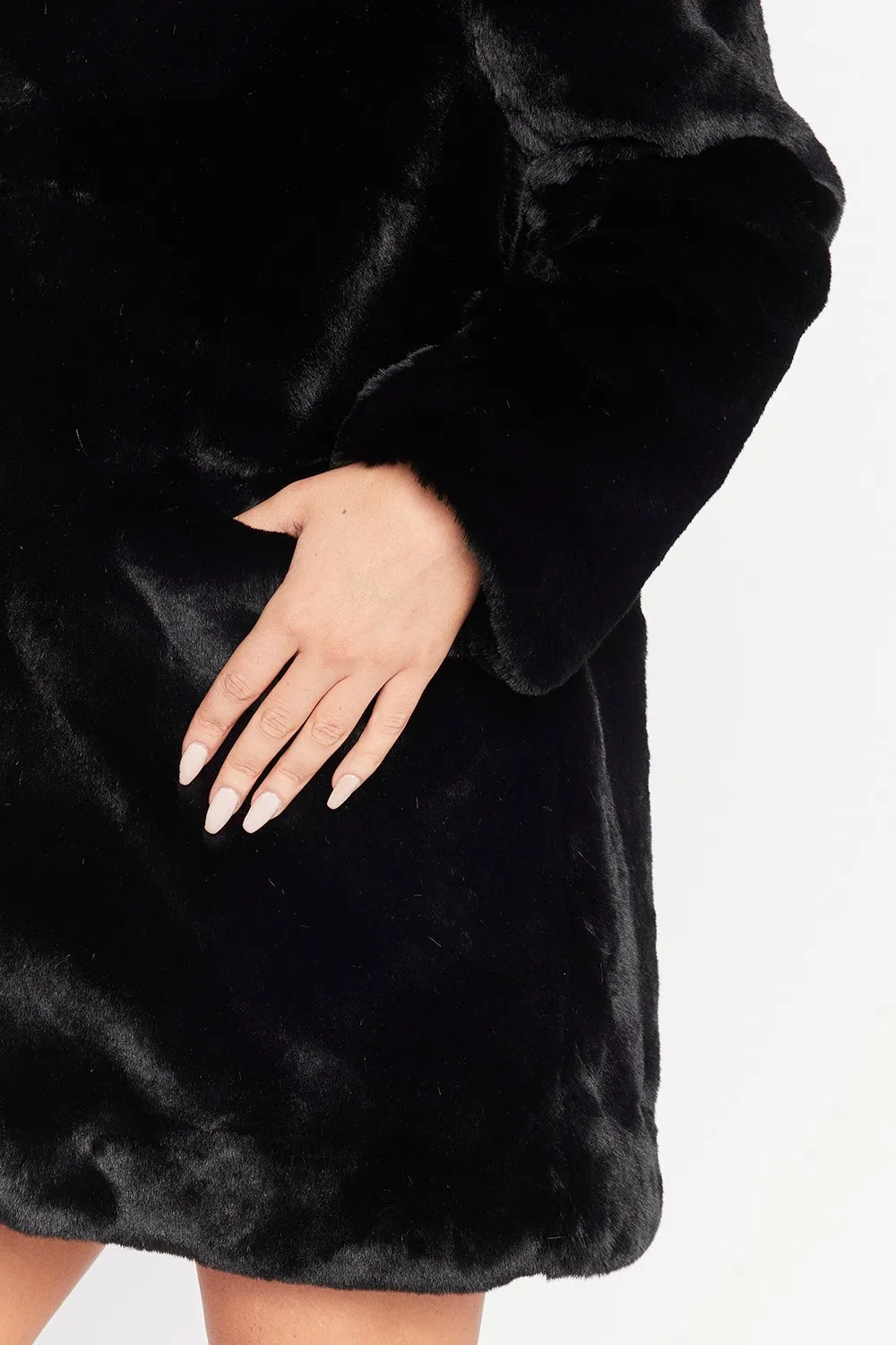 Women Winter Coats Faux Fur Elegant Casual Ladies Jacket Solid Color Lapel With Buttons Soft Micro Elastic And Luxurious Coat