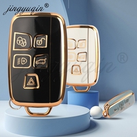 jingyuqin TPU Car Remote Key Case Cover For Land Rover Range Rover Sport Evoque Freelander Velar Discovery 4 Jaguar XE XJ XF XK