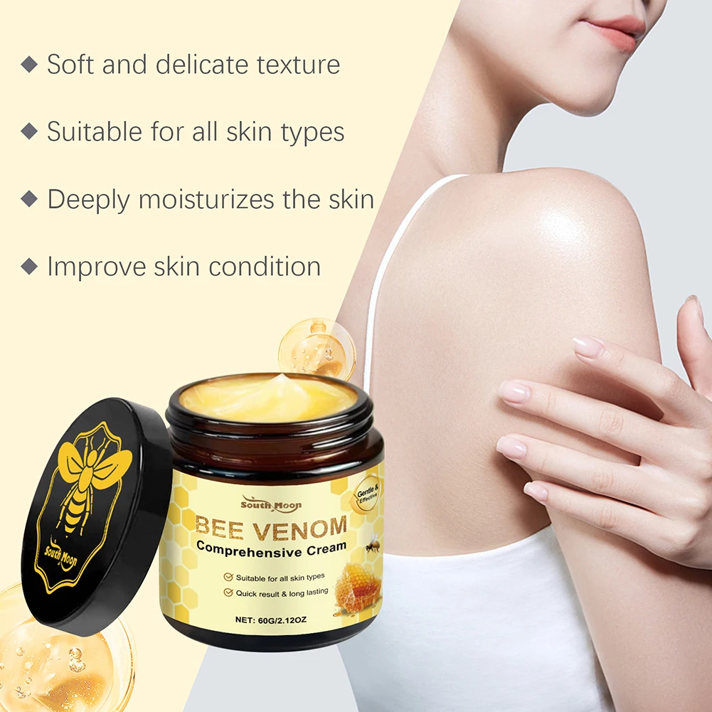Professional Bee-Venom Cream Safe Natural Not Irritate Skin Care Cream For Face Body Quick Absorbing Strong Effectiveness Cream