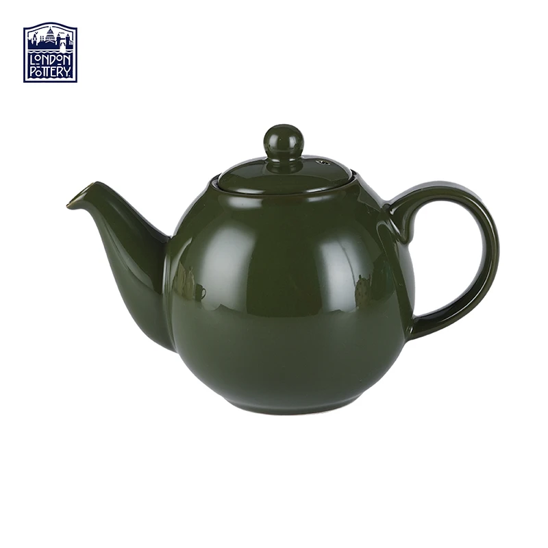 

London Pottery Globe Series 2 Cup Teapot Green British Ceramic 500ml Teapot for Afternoon Tea Tea set Teapots