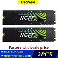 2PCS NGFF SSD M.2 SATA 128gb 256 gb 512gb 1TB 2TB HDD NGFF SSD 2280mm 2242mm Hard Drive for Desktop Laptop
