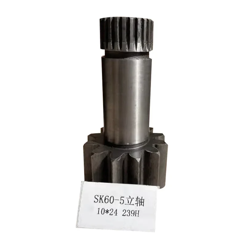 

Gear Shaft SK60-5 Excavator Swing Motor Shaft Excavator Spare Parts Rotating Shaft for Slewing Bearing