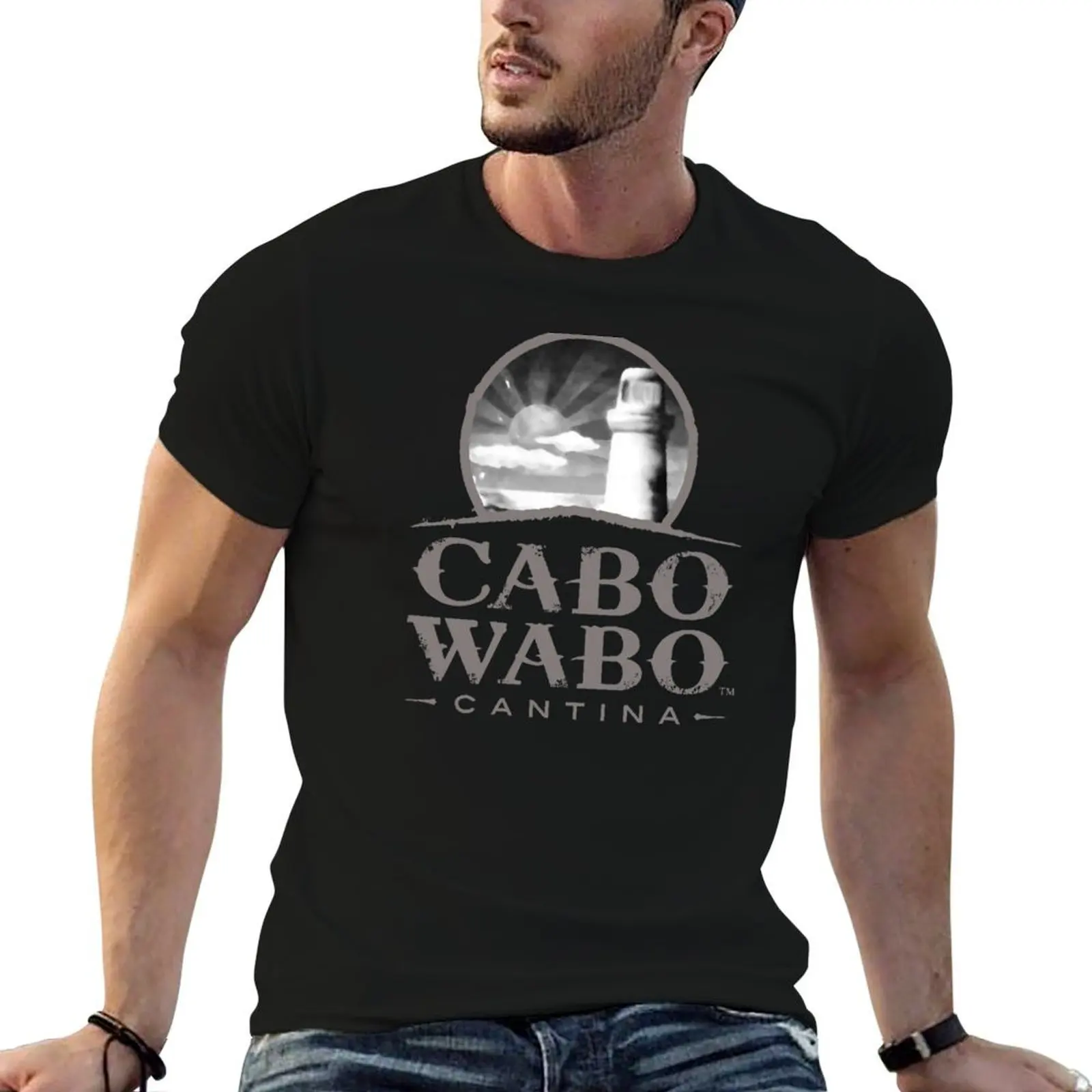 Cabo Wabo Cantina T-Shirt customs anime figures mens workout shirts