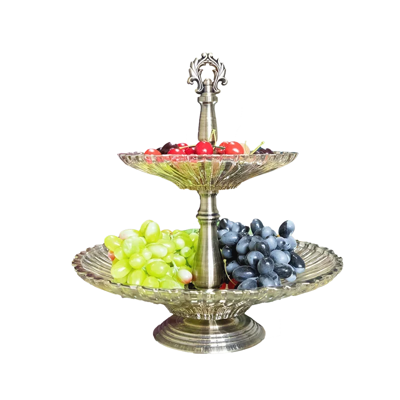 crystal glass fashion creative dessert store fruit bowl