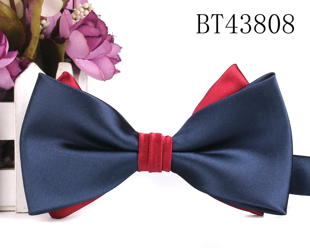 Satin Weave Bow Tie For Men Adult Multicolor Bow Ties For Business Wedding Butterfly Suits Cravats Bowties For Groomsmen Gifts