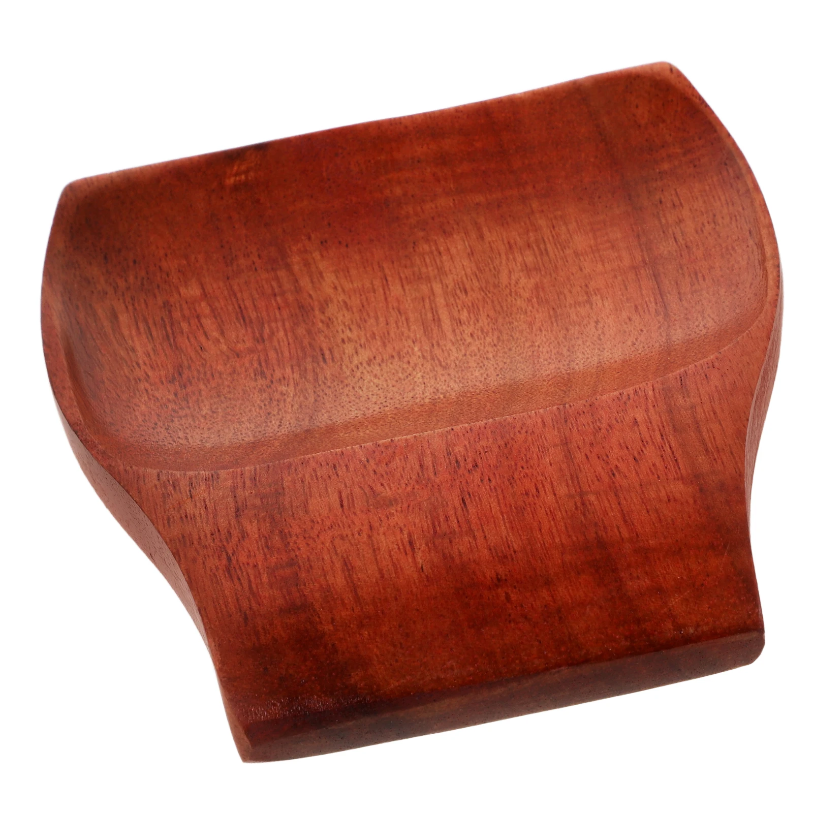 

Wooden Spoon Stand Holder for Kitchen Countertop Smooth Cooking Dinner Practical Wood Sauce Rest Reusable Scoop Holder