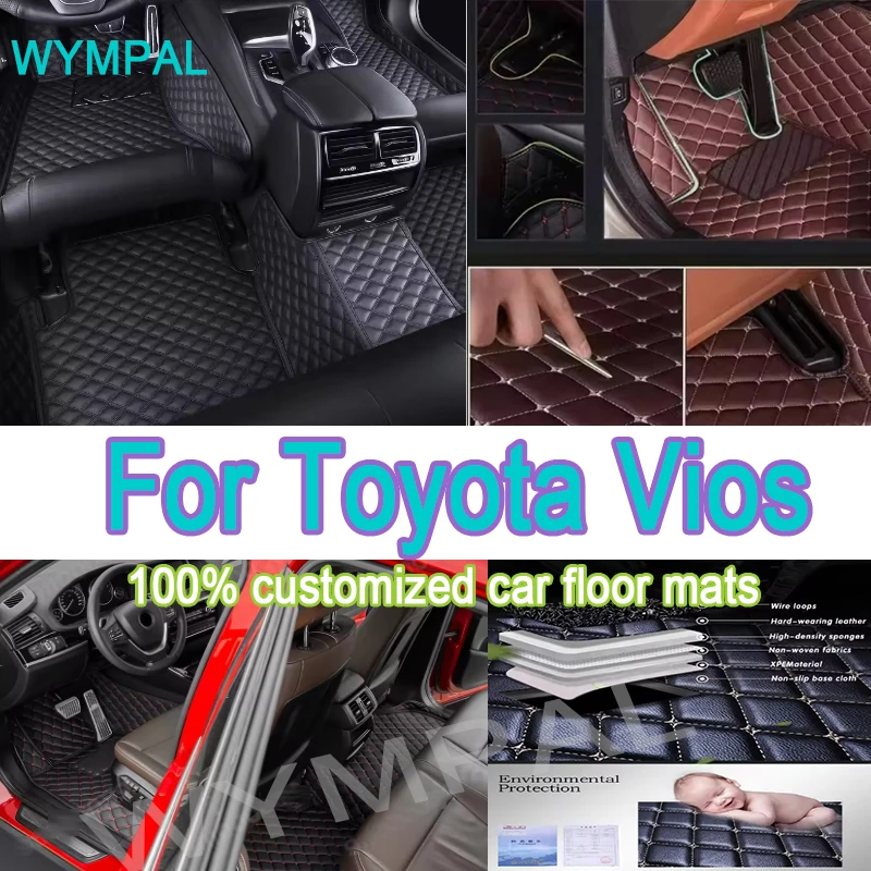 

Роскошные автомобильные коврики для Toyota Vios Belta Yaris Sedan Limo XP90 2008 ~ 2012, авто коврики, кожаный коврик, напольный коврик, автомобильный водонепроницаемый