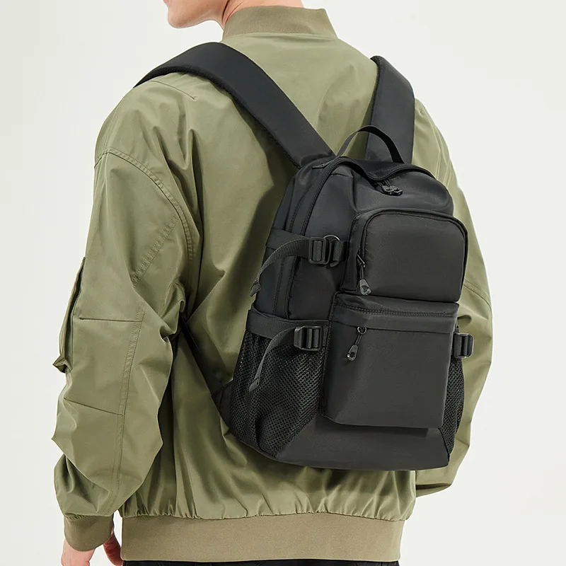 Mini zaino da uomo in tessuto Oxford moda maschile zaino da studente leggero zaino in tela uomo zaini piccoli da viaggio per sport all'aria aperta