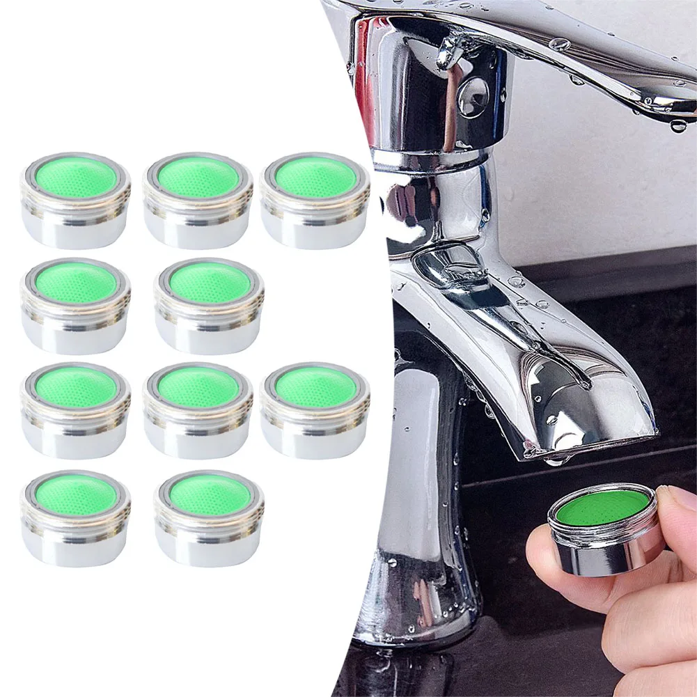 

10Pc Faucet Aerator Bubbler Spout Mesh Filter Taps Bubbler Filter Replaceable Parts Water Tap Aerator Kitchen Bathroom Strainer