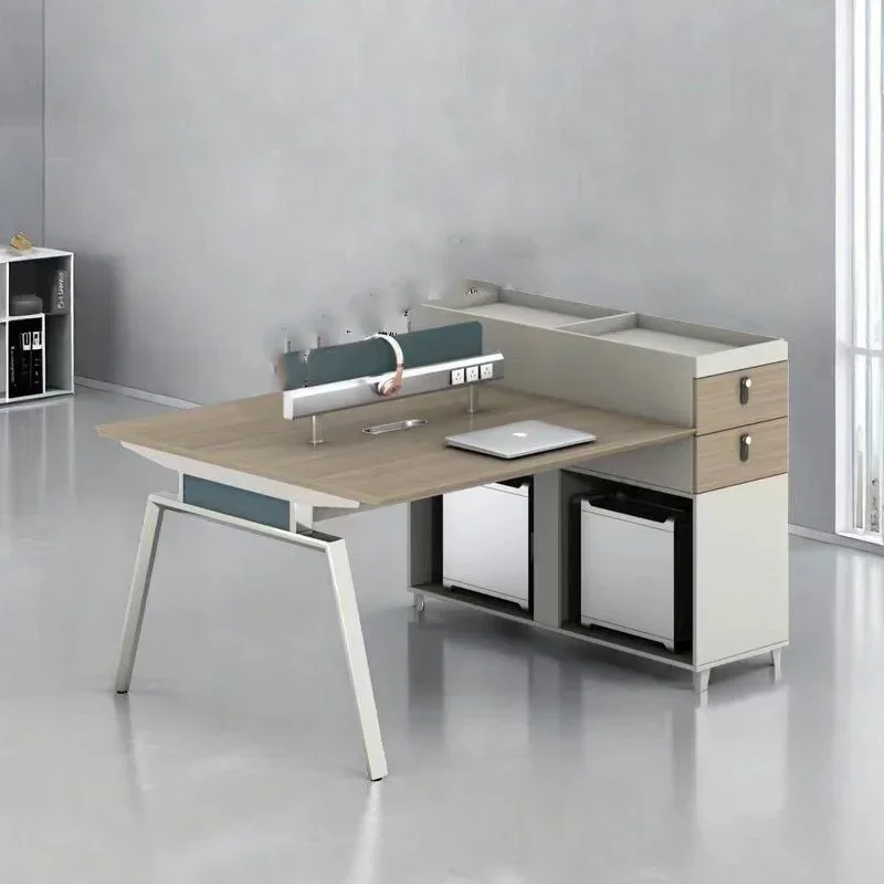 

Деревянный рабочий офисный стол, игровой компьютер, стоячий офисный стол для руководителей, конференц-связь, дизайн приема, большая мебель для дома Ufficio