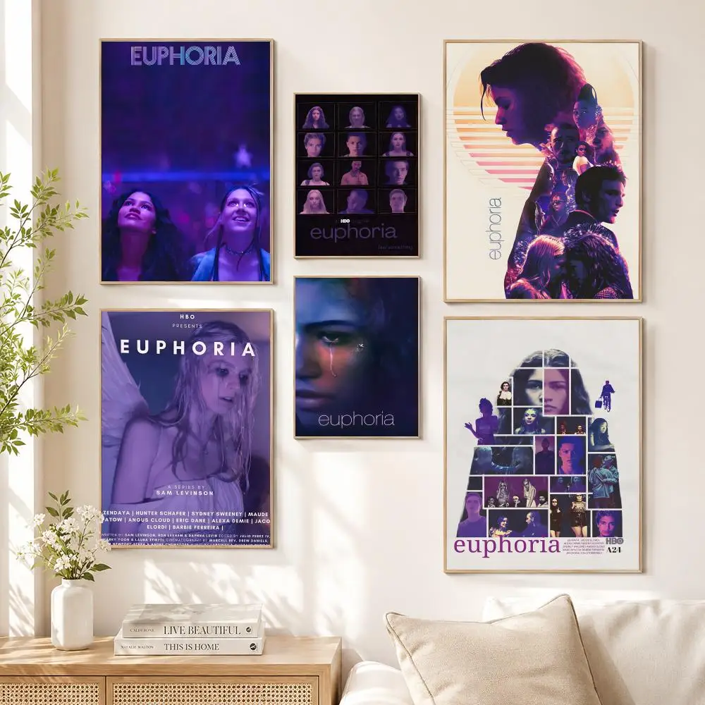 Affiche murale de la série Euphoria, impression artistique, peinture murale décorative, décoration de la maison, cadeau, sans cadre