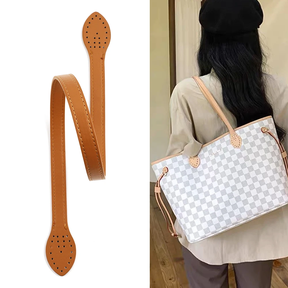 

2Pcs 60cm Bag Belt Detachable PU Leather Handle Lady Shoulder Bag DIY Replacement Accessories Handbag Band Handle Strap Band