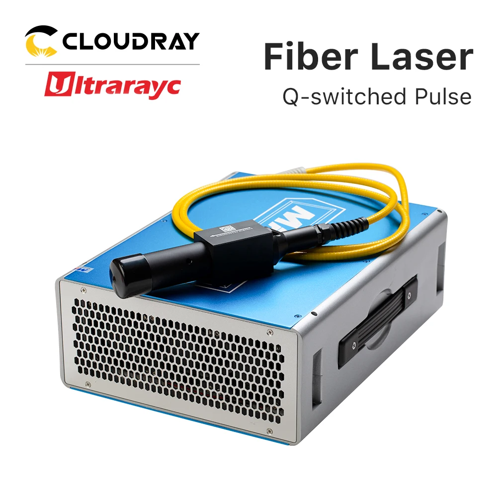 Ultrarayc Max Q-switched Pulse Fiber Laser Source 20W-50W with 1064nm High Quality Laser for DIY Laser Marking Machine