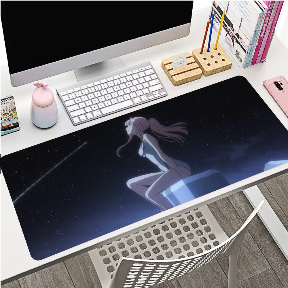 

Anime Zero Two Kawaii Mouse Pad Gamer Laptop Mini Game Accessories Gamer Keyboard Carpet Pad Mousepad Gaming Desk Mat Gifts