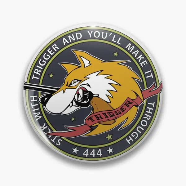 Ace Combat Trigger  Soft Button Pin Collar Metal Funny Women Creative Clothes Fashion Brooch Cute Decor Badge Lapel Pin Lover
