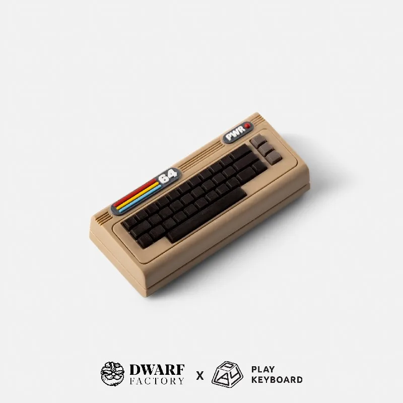 Copritasti in resina Dwarf Factory X Play Tastiera C64 CRP Tasti per entrare Copritasti personalizzati Accessori per tastiera meccanica Regalo
