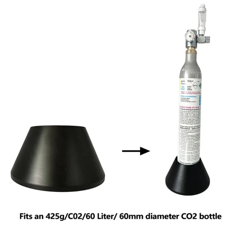 CPDD Desktop Support Stand Plastic Texture Stand Base for 60mm Diameter Bottle