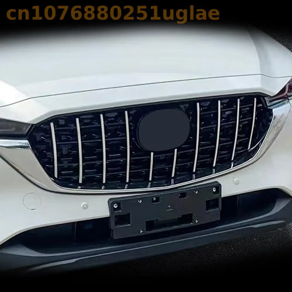 Car Accessories For Mazda CX-5 2022 2023 2024 High quality Metal Front Grille Around Trim Racing Grills Trim Car styling