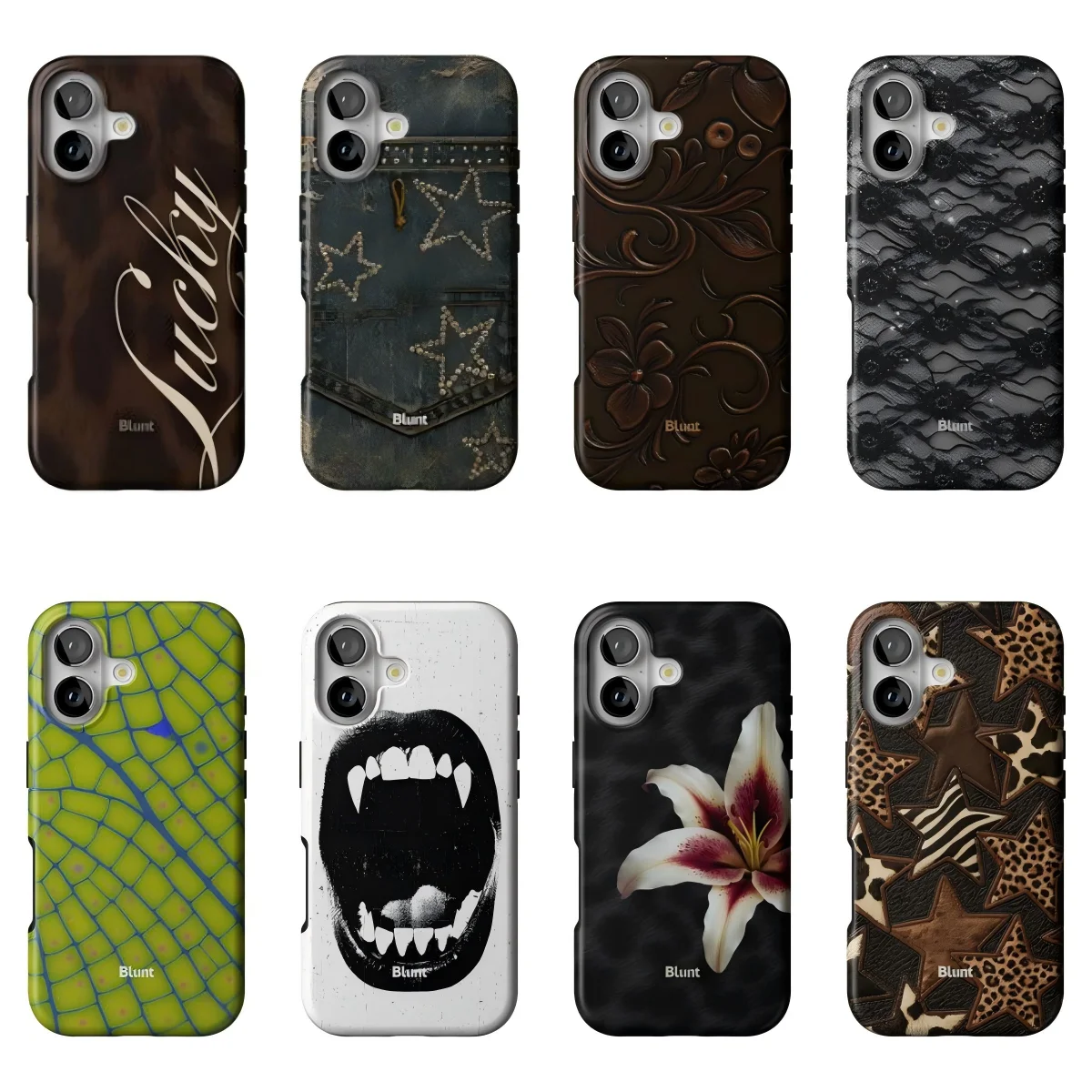 Phone Cases Blunt - Luxury Blunts Vintage Washed Denim Star