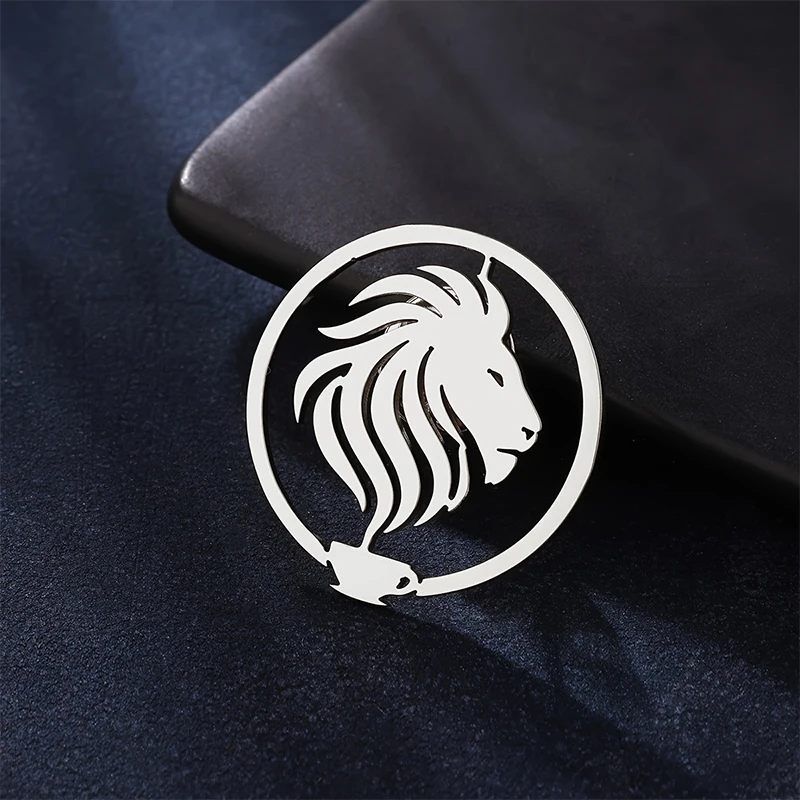 قم بتخصيص شعارك بروش مخصص موظف الشركة بروش 304L دبوس من الفولاذ المقاوم للصدأ 0 شارة معدنية حساسية هدية مخصصة أنيقة #5