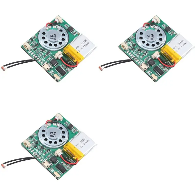 

НОВИНКА: Модуль записи музыки 3X USB, DIY MP3-модуль для записи звука, USB-модуль для загрузки звука, с функцией управления светом