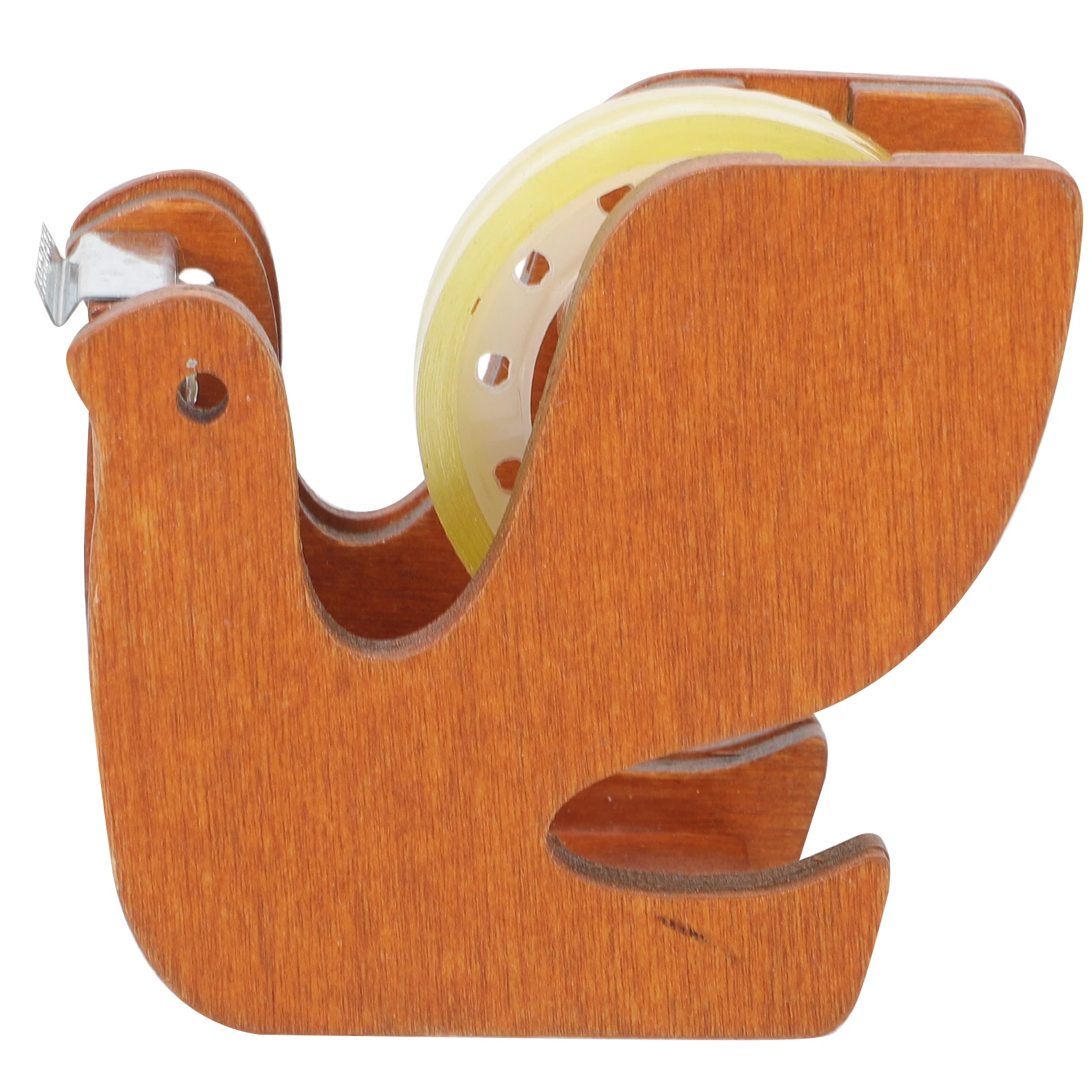 حامل شريط حمامة خشبي محمول لسطح المكتب قاطع موزع الشريط للمكتب والمنزل واللوازم الحرفية واللوازم المكتبية