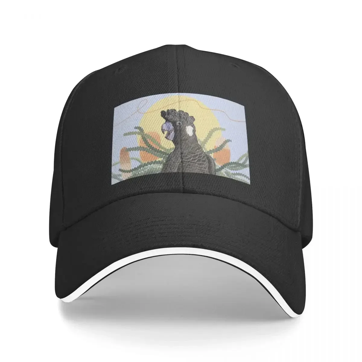 Carnaby's Cockatoo on Bankia Baseball Cap Streetwear Sun Cap Mens Tennis Women's