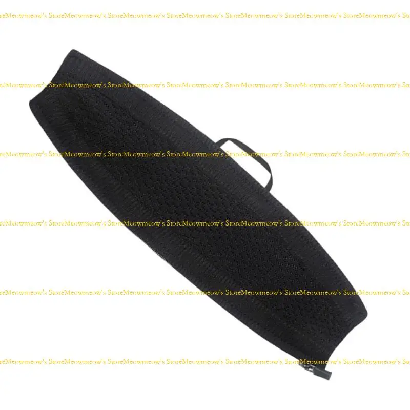 W91A 편안한 헤드 밴드 커버 슬리브 MOM 4에 이어 헤드폰 부드러운 지퍼가있는 클로저 블랙