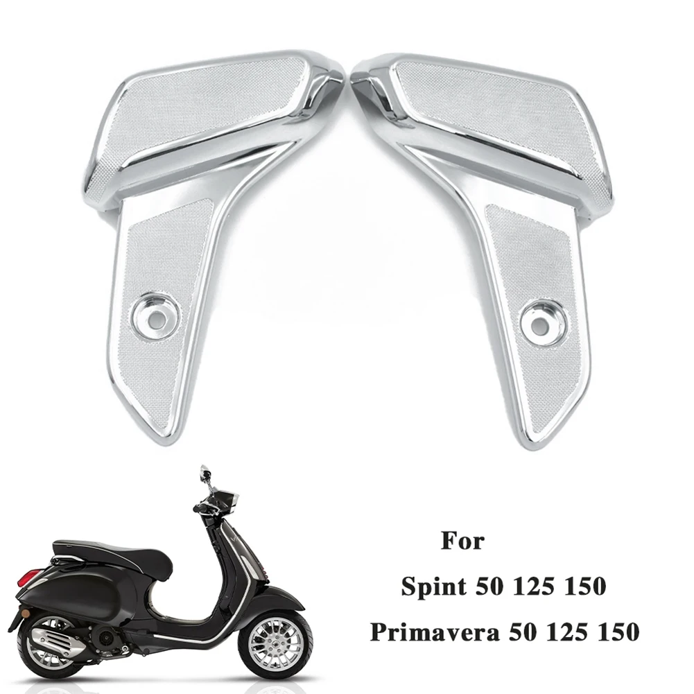 

For Vespa Sprint Primavera 50 125 150 Scooter Rear Passenger Foot Step Pad Pedals Cover Motorcycle Replacement Parts