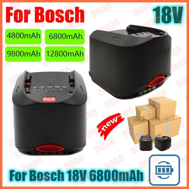 18V 12800mAh Li-Ion Battery Brand New for Bosch 18V PBA PSB PSR PST Bosch Home, Garden Tools (Only for TypC) AL1830CV AL1810CV