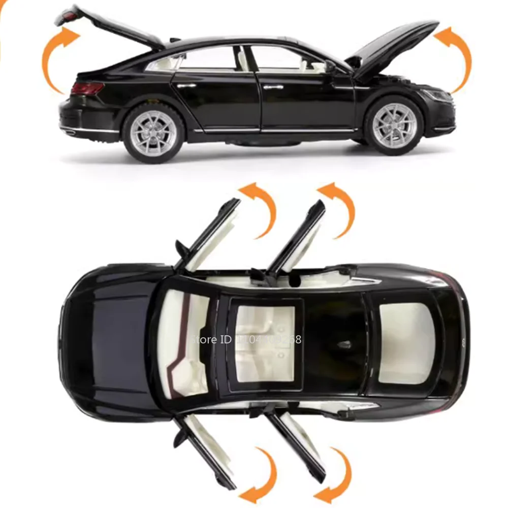 1:32 스케일 CC 비틀 GSR 자동차 모델 장난감 다이캐스트 금속 미니어처 시뮬레이션 사운드 및 라이트 풀백 차량 수집품 소년 선물