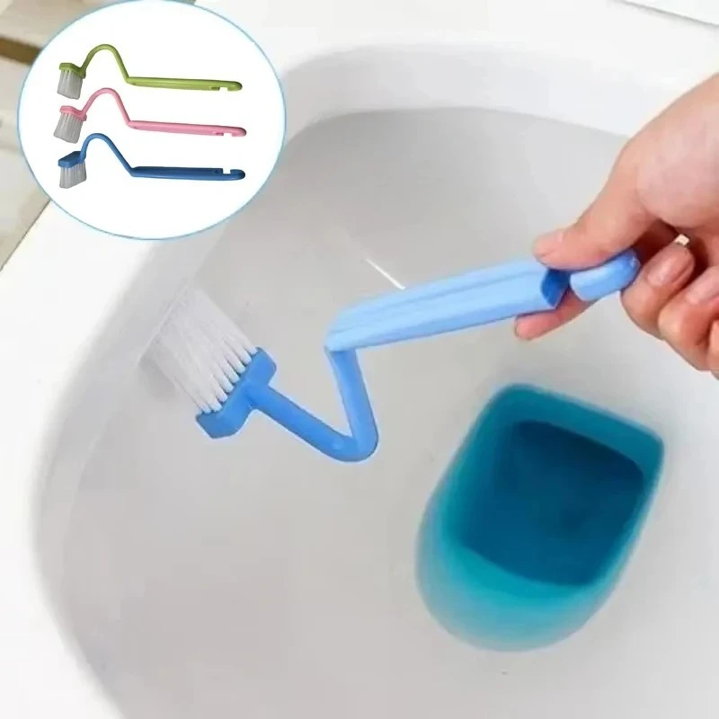 1PC Curved Toilet Brush Long Handle Toilet Cleaning Brushes Household Deep Cleaning Tools Bathroom Accessories