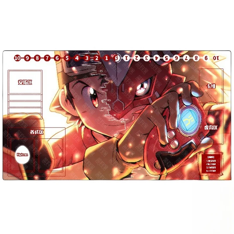 Коврик для карт Kanbara Takuya Culumon Kaiser Greymon Angewomon Digimon Adventure Diy Battle Mat Аниме Игры Фигурки Подарки