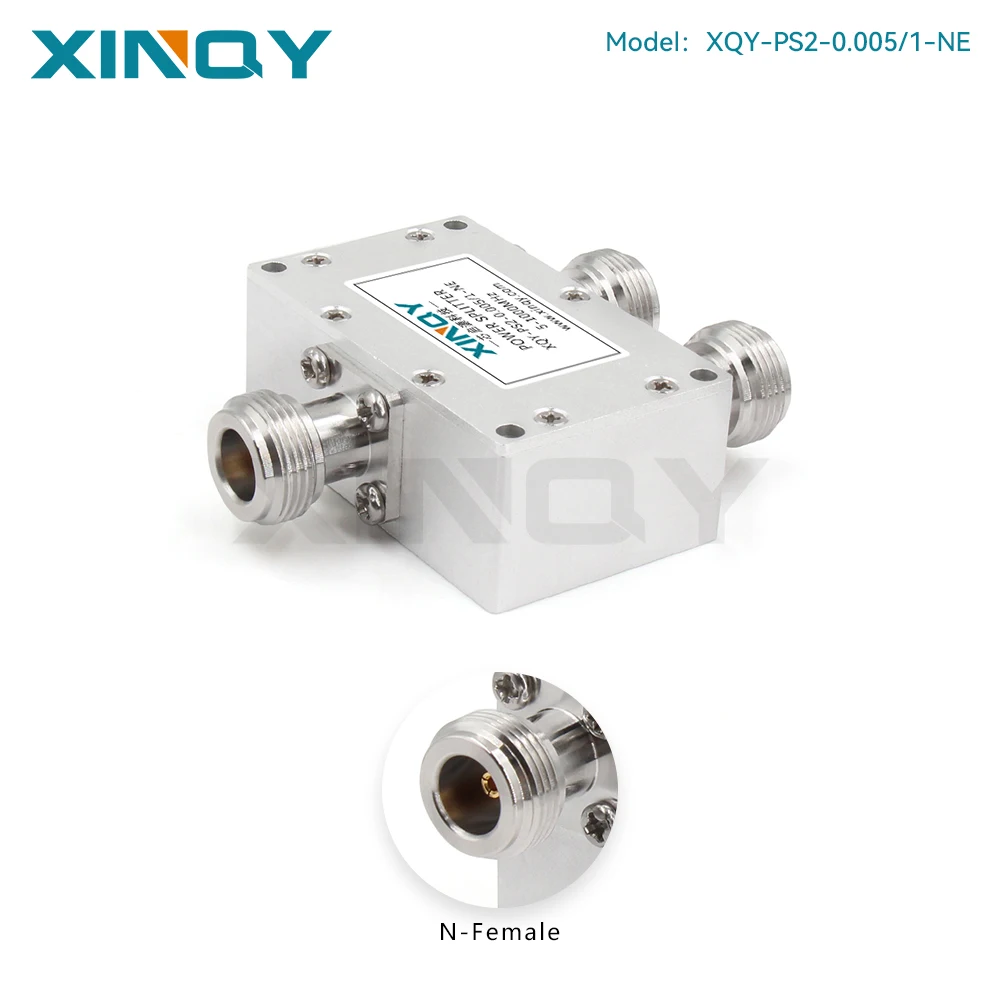 Xinqy N Female Rf Splitter Ferrite Signal Distributor 5-1000m 1W Splitter