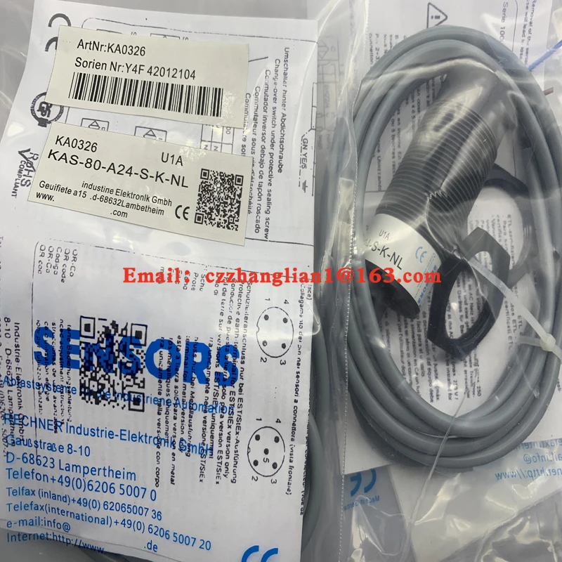 brand new Proximity switch  KAS-80-A24-A-K-NL-ETW  KAS-40-A14-N-K KAS-80-A14-S-K-NL  Complete models Fast delivery