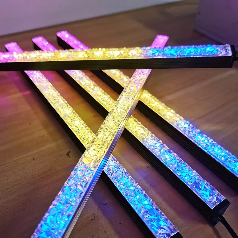 COOLMOON ARGB LED Strip Diamond Lighting 5V M/B 3PIN AURA For DIY MOD Game Cabinet Decoration 15mm* 12mm* 280mm