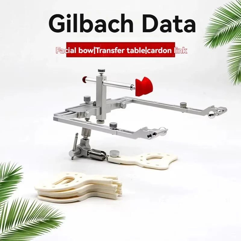 1PC Dental Face Arch Fully Adjustable Jaw Frame Universal Joint Tooth Plate Transfer Table Magnetic Base