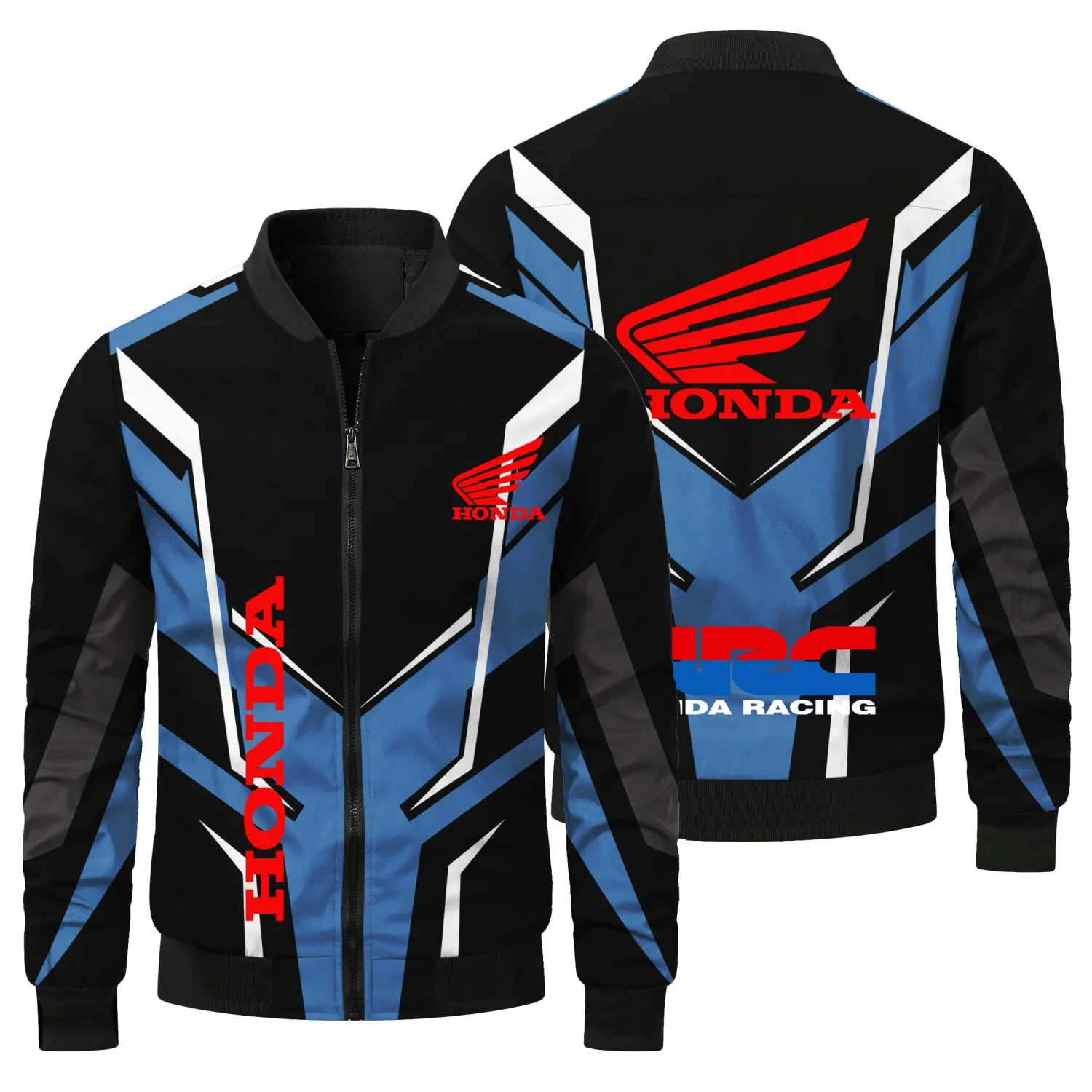 

Новый стиль, летная куртка для внедорожников, мужская спортивная мотоциклетная куртка на открытом воздухе с логотипом Honda, негабаритная гоночная куртка
